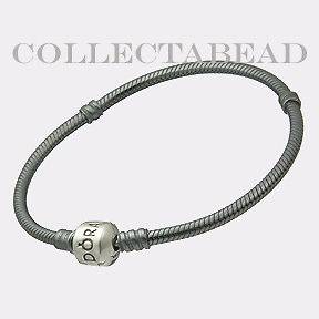 Authentic Pandora Silver Oxidized Bracelet Lock 7.1