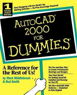 AutoCAD 2000 for Dummies by Bud Smith and Mark Middlebrook 1999 
