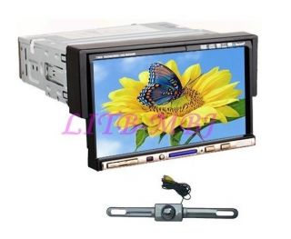   In dash Audio Car Stereo CD DVD Player Monitor TV Ipod BT Radio+CAMERA