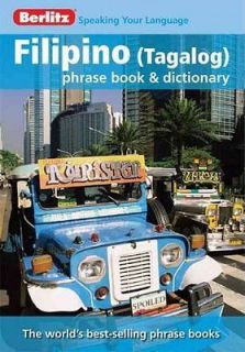 BERLITZ FILIPINO (TAGALOG) PHRASE BOOK & DICTIONARY (PAPERBACK) NEW