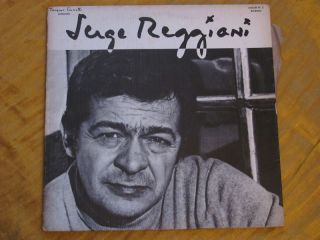 SERGE REGGIANI Album Nº 2 on Jacques Canetti LP GTFLD