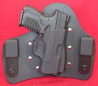 Springfield XD S Xds 45 IWB Hybrid Leather/Kydex Holster Comfort Cut 