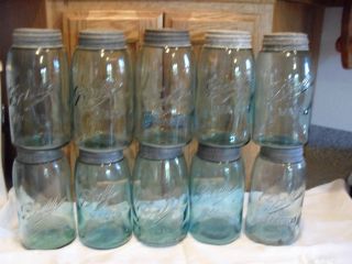 old blue mason jars in Jars