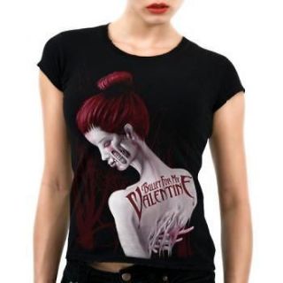 BULLET FOR MY VALENTINE Dead Red Womens GIRLIE BABY DOLL SHIRT S M L 