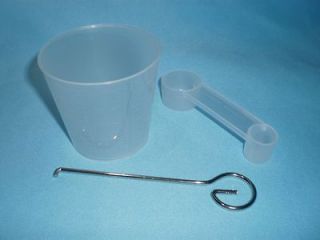   Chef Bread Machine MEASURING CUP/SPOON & Wire Hook Tool Maker Baker