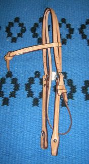   Browband Headstall light oil ~ Parades, Rodeo, Barrel Racing, Youth