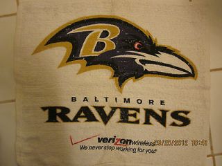 BALTIMORE RAVENS RALLY TOWELL NOT TICKETS