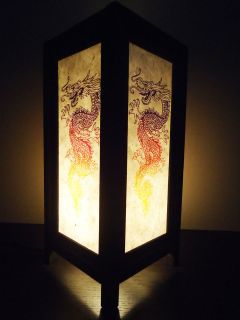   Japanese Yakuza Dragon gangster Bedside Floor or Table Lamp Light