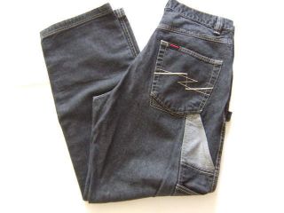 FUBU Mens Jeans Size 34x34 Carpenter Off Black Very Good 2786