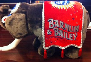 Ringling Bros. Barnum and Bailey Stuffed 136th Edition Elephant 003 