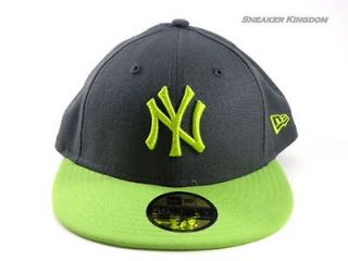 New Era NY Yankees Low Profile Dark Gray/Green Hat Men