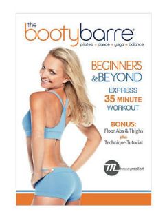   THE BOOTY BARRE BEGINNERS AND BEYOND DVD NEW BALLET BARRE STYLE