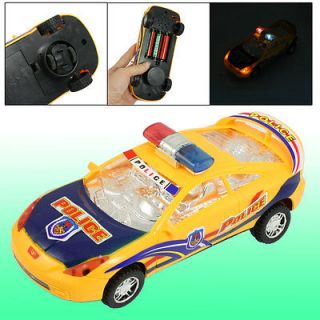   Blue Flashing Music Battery Powered Plastic Car Toy for Children
