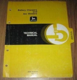 John Deere Battery Chargers & Arc Welders Tech Manual