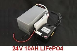 Lithium Ion (LiFePO4) 24V 10AH Electric Bike Rechargeable Battery