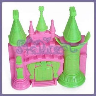 Pink Green Tale Enchanted Castle Toy for Barbie Doll