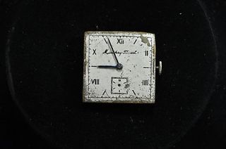 VINTAGE MENS MATHEY TISSOT WRISTWATCH MOVEMENT FOR REPAIRS **