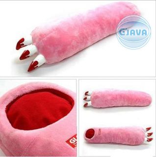 Pink Gloomy Bear Claw Paw Glove Soft Plush Pillow Halloween Christmas 