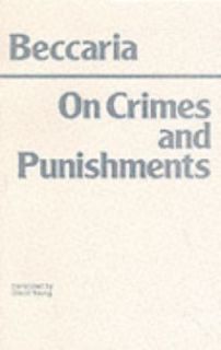 On Crimes and Punishments by Cesare Beccaria 1986, Paperback