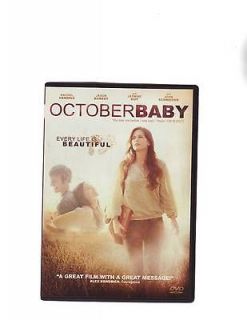 OCTOBER BABY, Every Life Is Beautiful DVD, NEW, Original