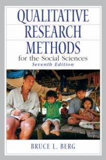   for the Social Sciences by Bruce L. Berg 2008, Paperback