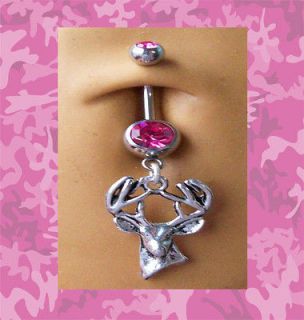 deer belly button rings in Jewelry & Watches