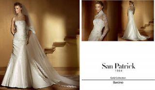 GORGEOUS SAN PATRICK WEDDING DRESS GOWN AND CARNIVAL LONGLINE BUSTIER 