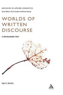   of Discourse A Genre Based View by V. K. Bhatia 2004, Hardcover