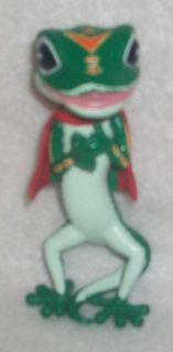 Rare Geico Gecko collectible pvc figure figurine red cape