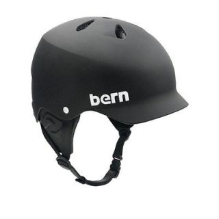Bern Watts H2o Surf Kayak Paddle Wake Watersports Helmet Matt Black S 
