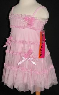 NWT Baby Girls Gorgeous Pink Tulle Kate Mack Party Dress 9 Months