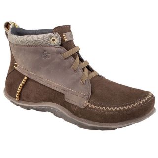 Cushe Mens BESPOKE SLIPPER Brown Leather Suede Chukka Boots UM00764