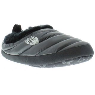 North Face Shoes Genuine Slippers Nuptse Tent Mule Faux Fur Black 