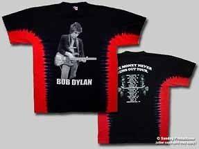 New Authentic Bob Dylan Money Tour Mens T Shirt Size Medium