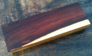   Rose Wood Knife Handle Blank Scales Gun Pistol Grips Turning RW119