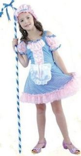 Bo Peep Nursery Rhyme Girls Book Character Fancy Dress Costume Age 6/9