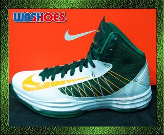 2012 Nike HyperDunk X White Gold Green 535359 104 US 8~12 basketball 