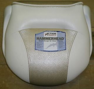 WISE/ACTION BUTT SEAT, BOAT SEAT, HAMMERHEAD SEAT GOLD/WHITE