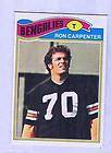 1977 Topps Mexican # 168 RON CARPENTER Bengals NC State SP