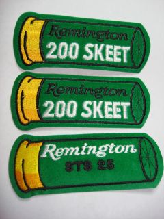 Remington Shotgun Shell Shaped Skeet Patches Unused