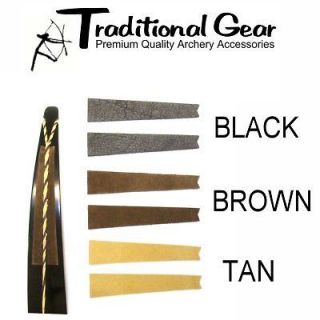 TRAD RECURVE BOW STRING GROOVE SILENCER BLACK Archery