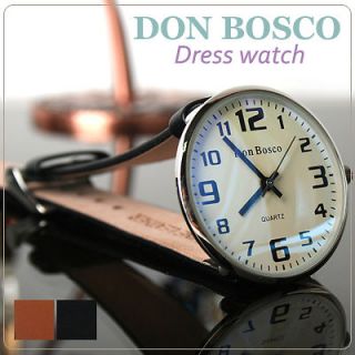DON BOSCO]Classica​l RETRO design Simple Dress watch, Fashion 