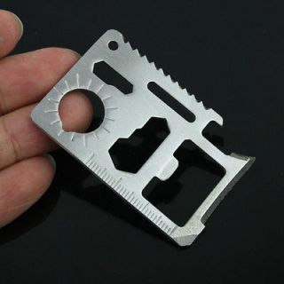 New Mini Pocket 11 IN 1 Multipurpose Survival Stainless Steel Tool For 