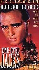   VHS One Eyed Jacks Marlon Brando Western Karl Malden Color Not Rated