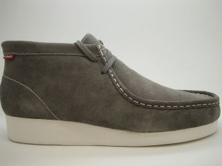 30564] Mens Clarks Padmore Wallabee Grey Suede White Rubber Outsole 