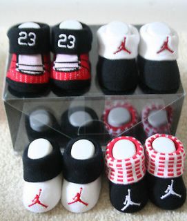 Baby Nike Air Jordan booties socks crib shoes 0 6m baby socks Gift set 