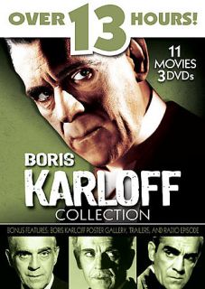 Boris Karloff Collection DVD, 2007, 3 Disc Set