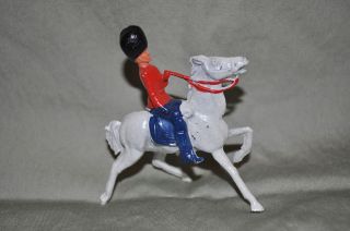 RARE Vintage CRESCENT LEAD Toy soldier and horse