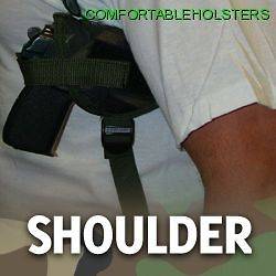 SHOULDER GUN HOLSTER, GLOCK 36,CAMO, LAW ENFORCEMENT, SECURITY 