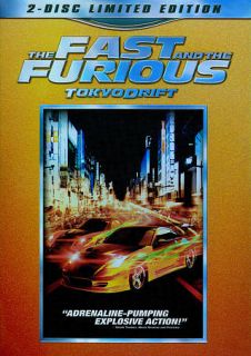 The Fast and the Furious Tokyo Drift DVD, 2011, 2 Disc Set, Limited 